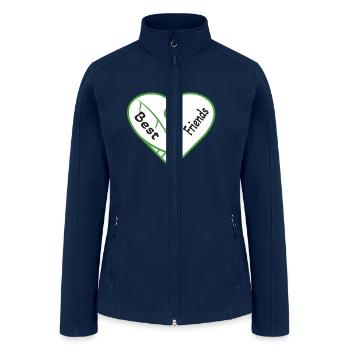 Best Friends - Women’s Soft Shell Jacket - navy - Front