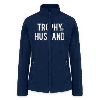 Trophy Husband - Women’s Soft Shell Jacket - navy - Front
