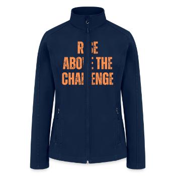 Inspirational and Motivational Quotes for Success - Women’s Soft Shell Jacket - navy - Front