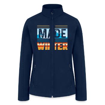 Not Made For Winter - Women’s Soft Shell Jacket - navy - Front