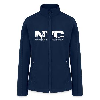 NYC - Women’s Soft Shell Jacket - navy - Front