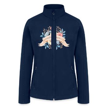 Make It Happen - Women’s Soft Shell Jacket - navy - Front