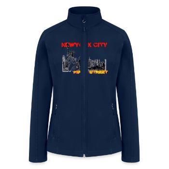New York2 - Women’s Soft Shell Jacket - navy - Front