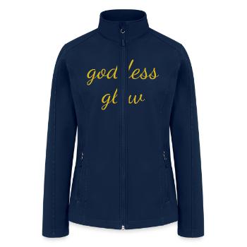 Goddess Glow - Women’s Soft Shell Jacket - navy - Front