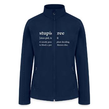 Definition Stupid - Women’s Soft Shell Jacket - navy - Front