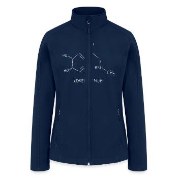 adrenalinum - Women’s Soft Shell Jacket - navy - Front