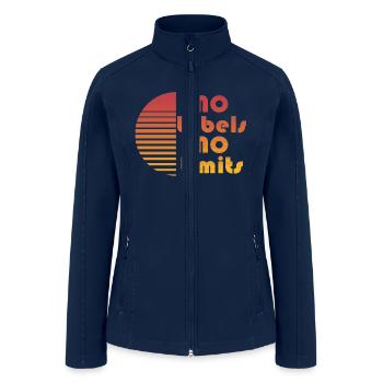 No Labels, No Limits - Women’s Soft Shell Jacket - navy - Front
