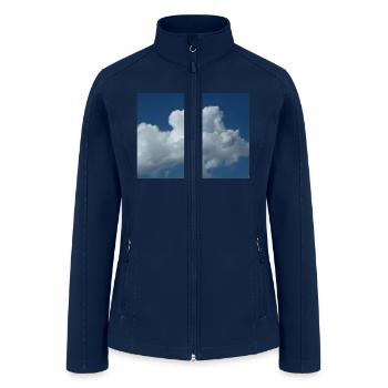 clouds 009193 - Women’s Soft Shell Jacket - navy - Front