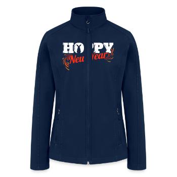 Hoppy New Year 2023 Chinese New Year - Women’s Soft Shell Jacket - navy - Front