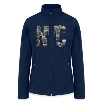 NYC - Women’s Soft Shell Jacket - navy - Front