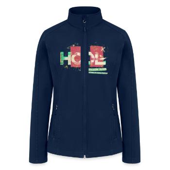 Bitcoin 2023 (Miami) - The Future is Now, Miami - Women’s Soft Shell Jacket - navy - Front