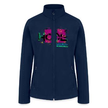 Bitcoin 2023 (Miami) - The Future is Now, Miami - Women’s Soft Shell Jacket - navy - Front