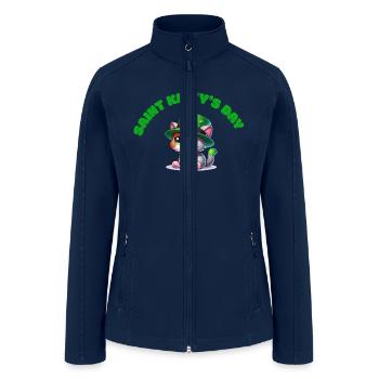 Saint Kitty s Day - Women’s Soft Shell Jacket - navy - Front