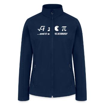 PI-IT WAS DELICIOUS - Women’s Soft Shell Jacket - navy - Front