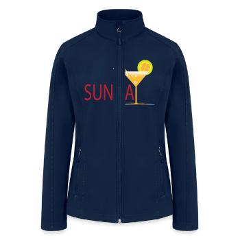 Sunday and chill. - Women’s Soft Shell Jacket - navy - Front