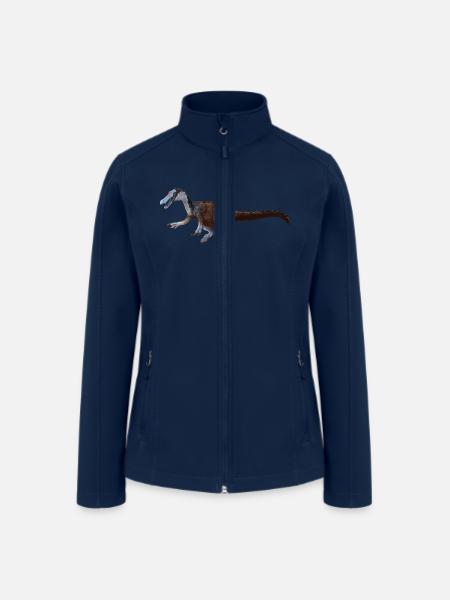 Dinosaur Baryonyx Walkeri - Women’s Soft Shell Jacket - navy