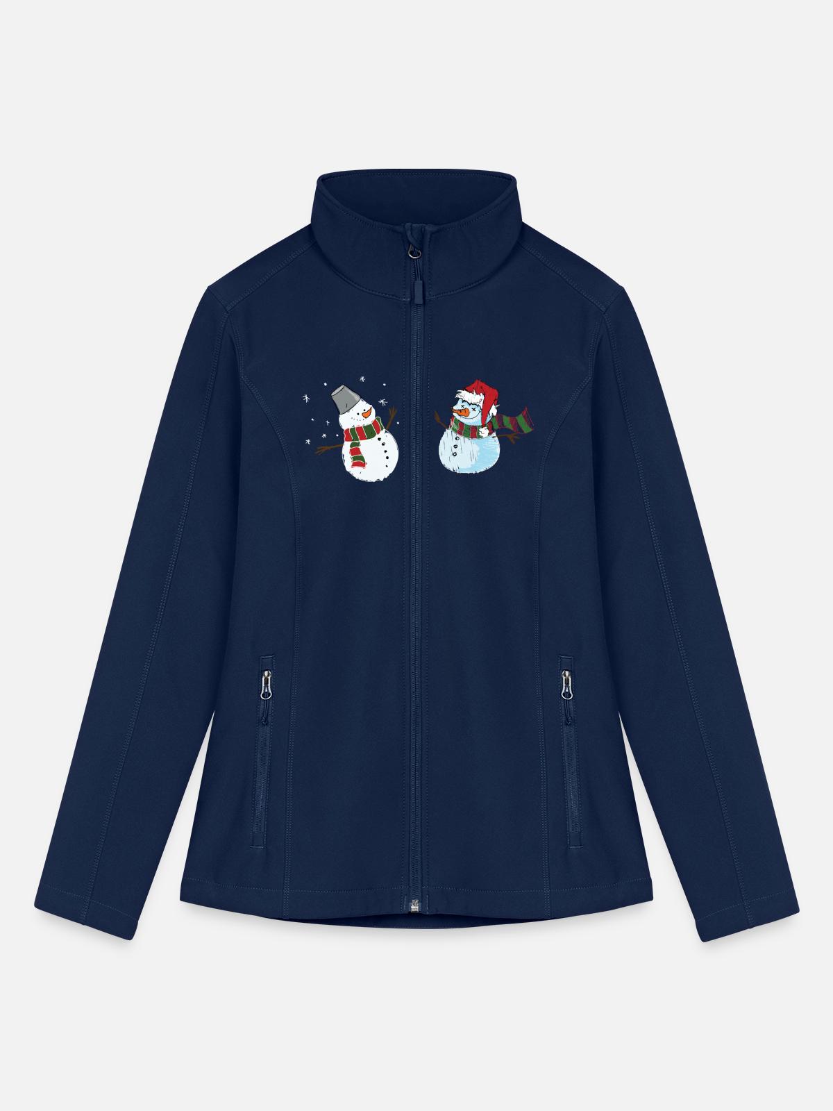 Snow dolls - Women’s Soft Shell Jacket - navy - Front