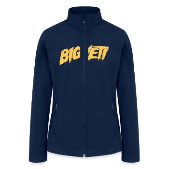 Big Yeti - Women’s Soft Shell Jacket - navy - Front