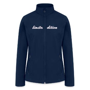 limited edition - Women’s Soft Shell Jacket - navy - Front