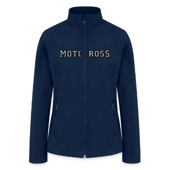 motocross - Women’s Soft Shell Jacket - navy - Front