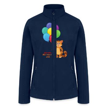 surprise bestie - Women’s Soft Shell Jacket - navy - Front