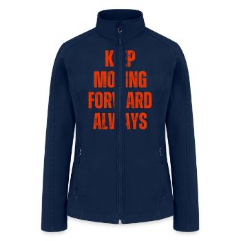 Inspirational and Motivational Quotes for Success - Women’s Soft Shell Jacket - navy - Front
