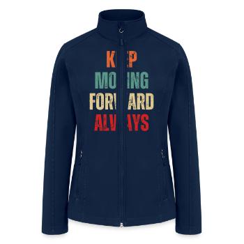 Inspirational and Motivational Quotes for Success - Women’s Soft Shell Jacket - navy - Front