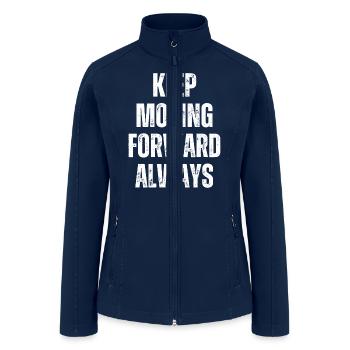 Inspirational and Motivational Quotes for Success - Women’s Soft Shell Jacket - navy - Front