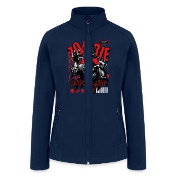 Zombie Apocalypse Horror Halloween - Women’s Soft Shell Jacket - navy - Front