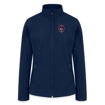 Blade of Insight - Women’s Soft Shell Jacket - navy - Front