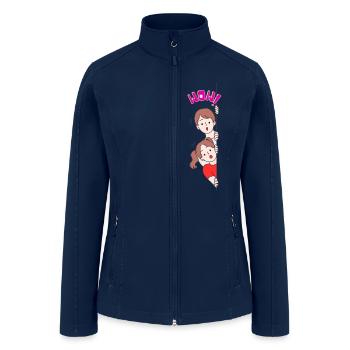 The best surprise shirt - Women’s Soft Shell Jacket - navy - Front