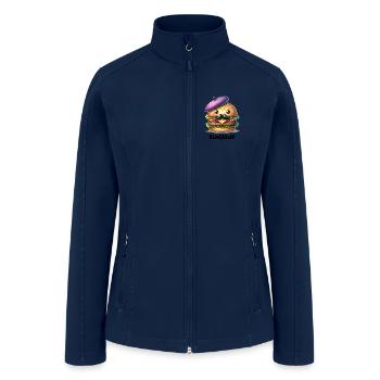 Funny Burger Bunjour - Women’s Soft Shell Jacket - navy - Front