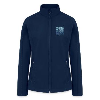 Waves - Women’s Soft Shell Jacket - navy - Front
