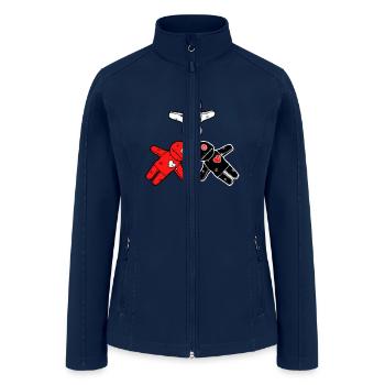 3 DOLLS - Women’s Soft Shell Jacket - navy - Front