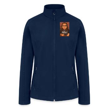 The Daily Podcast Anime - Women’s Soft Shell Jacket - navy - Front