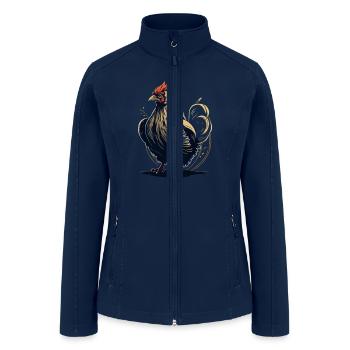 chicken - Women’s Soft Shell Jacket - navy - Front