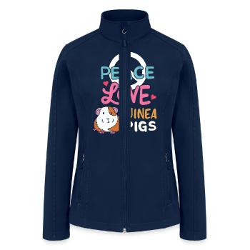 Guinea Pig - Women’s Soft Shell Jacket - navy - Front