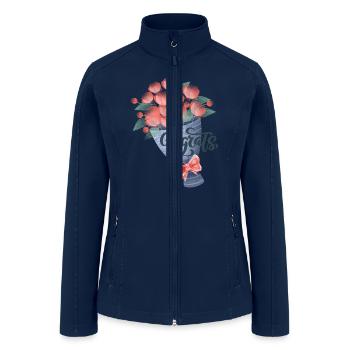 Congrats designed for you love gift for every one - Women’s Soft Shell Jacket - navy - Front