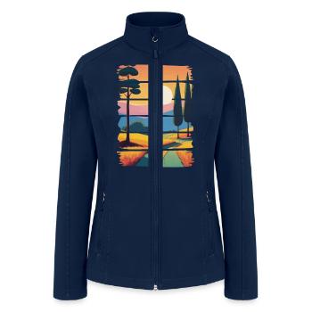 Wonderful Landscape - Women’s Soft Shell Jacket - navy - Front