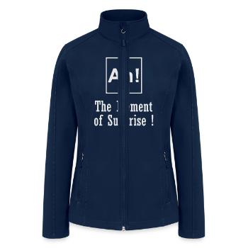 The Element of Surprise - Women’s Soft Shell Jacket - navy - Front