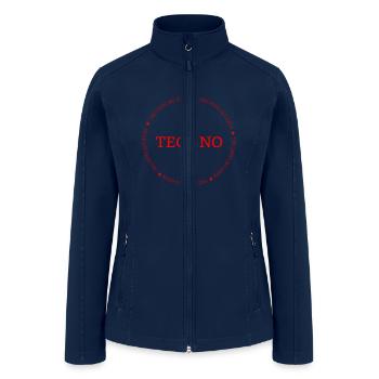 Keep on dancing Techno Active - Women’s Soft Shell Jacket - navy - Front