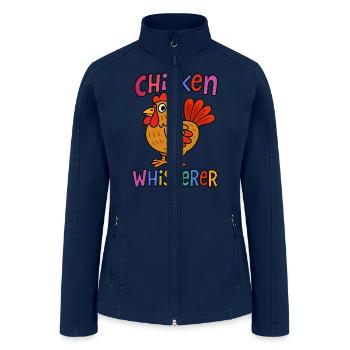 Chicken Whisperer - Women’s Soft Shell Jacket - navy - Front