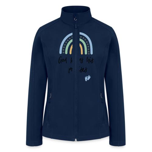 Rainbow Mama Shirt Pregnancy Announce - Women’s Soft Shell Jacket