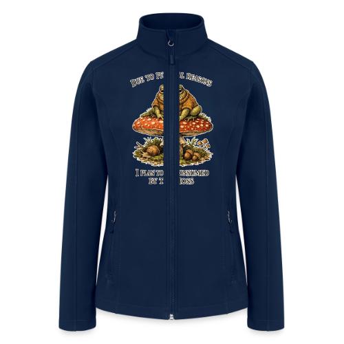 Frog Consumed by Moss Cottagecore Aesthetic - Women’s Soft Shell Jacket