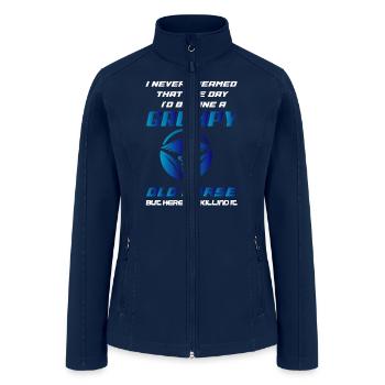 Comforts t shirt - Women’s Soft Shell Jacket - navy - Front