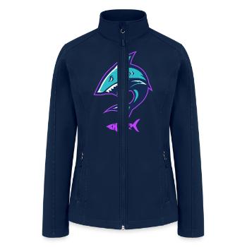 Shark - Women’s Soft Shell Jacket - navy - Front