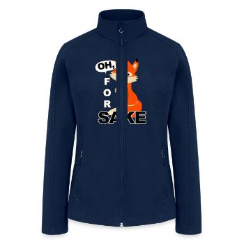 OH, FOR FOX SAKE - Women’s Soft Shell Jacket - navy - Front