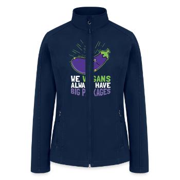 Vegan Package - Vegan Apparel - Women’s Soft Shell Jacket - navy - Front