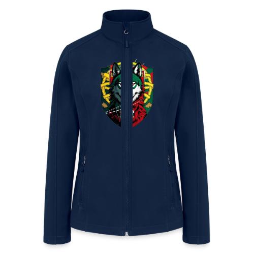 Portugal Iberian Wolf Soccer T Shirt,Football Gift - Women’s Soft Shell Jacket