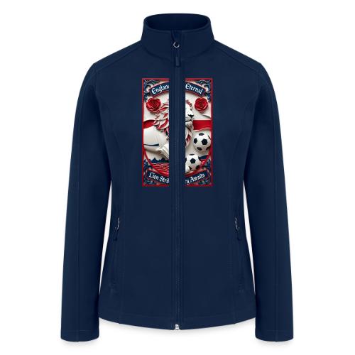 England Lion Soccer T Shirt, Football Pride Gift - Women’s Soft Shell Jacket